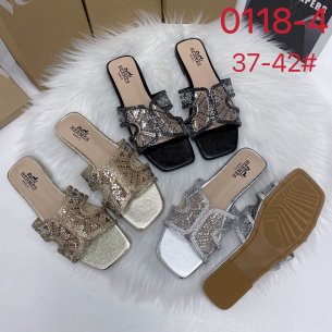 HERMES 0118-4 SLIPPERS