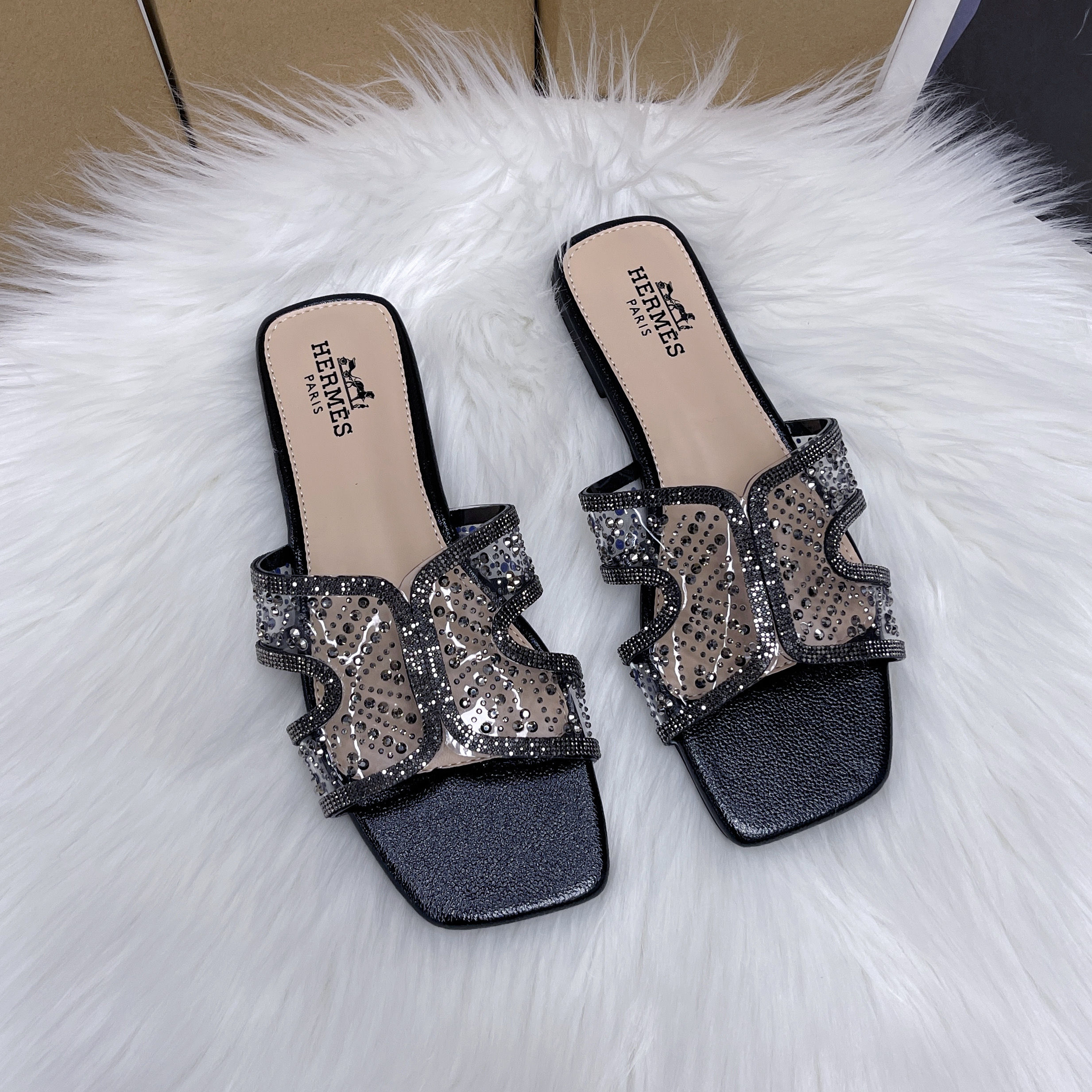 HERMES 0118-4 SLIPPERS
