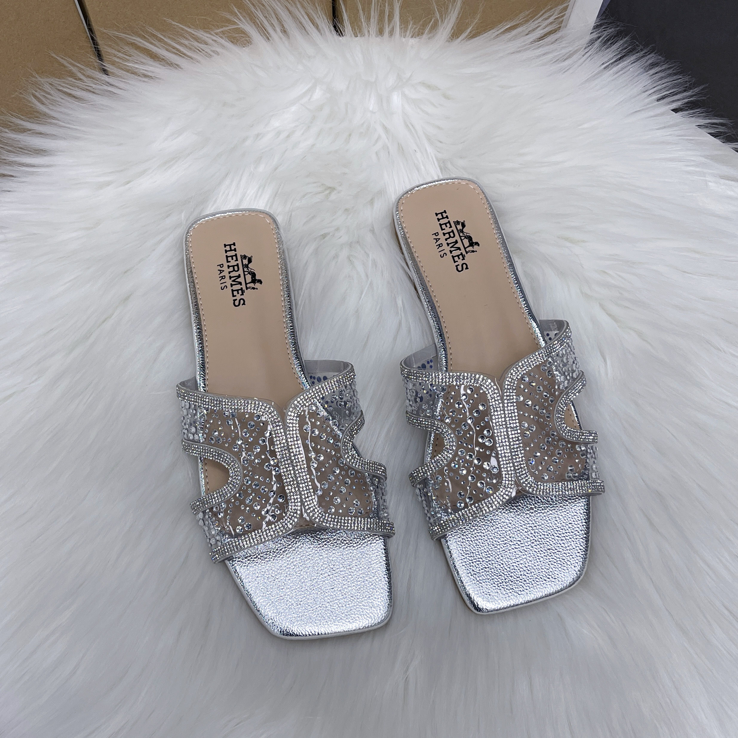HERMES 0118-4 SLIPPERS