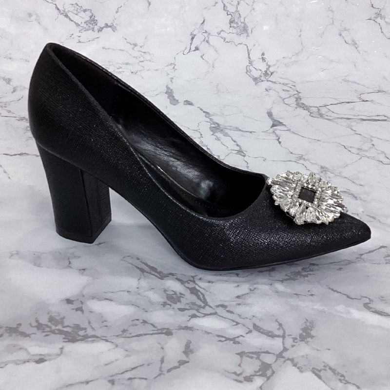 5298-6 THICK HEELS Block Heels chunky high 7cm